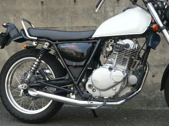 PRETTY RACING製 04～ スラッシュ管 50π マフラー Amazon | PRETTY RACING製 グラストラッカー 04～ スラッシュ管 50π