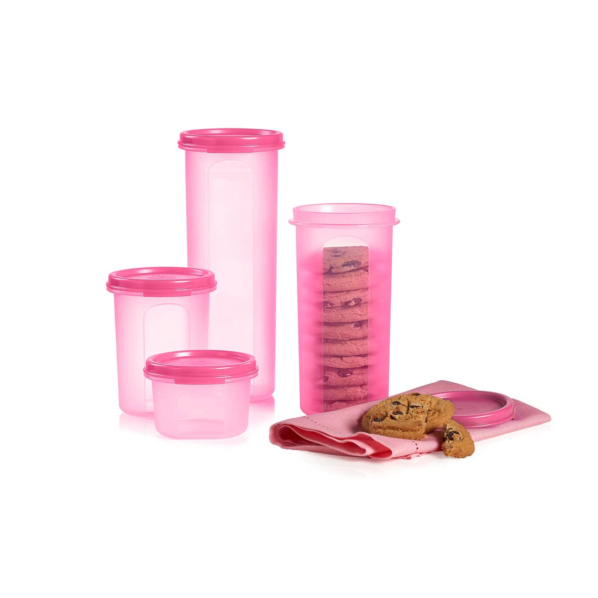 保存容器・ケース Tupperware MM Oval Pink Big Set 保存容器 保存容器・ケース Tupperware MM Oval Pink Big Set 保存容器