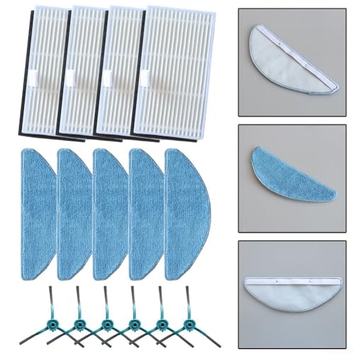 Essential Replacement Accessories for MEDION Robot Vacuums Filters, Mop Cloths & Side Brushes for Cleaner Air – Bild 4