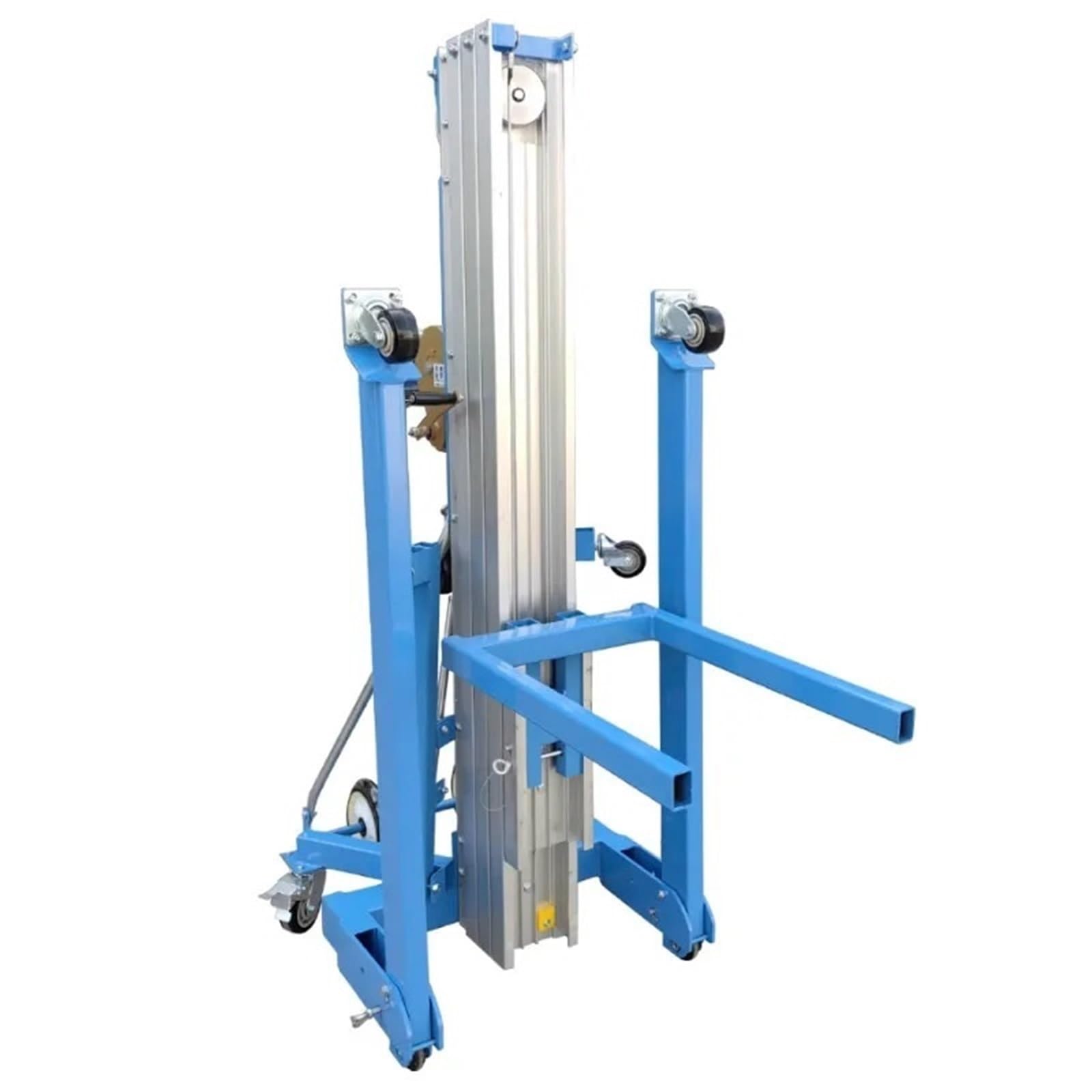 Hand Cranked Aluminum Alloy Lifter Manual Exhibition Platform Lifting Material Hoist Small Lift Electric Hoists(Lift6.5m Load300KG)