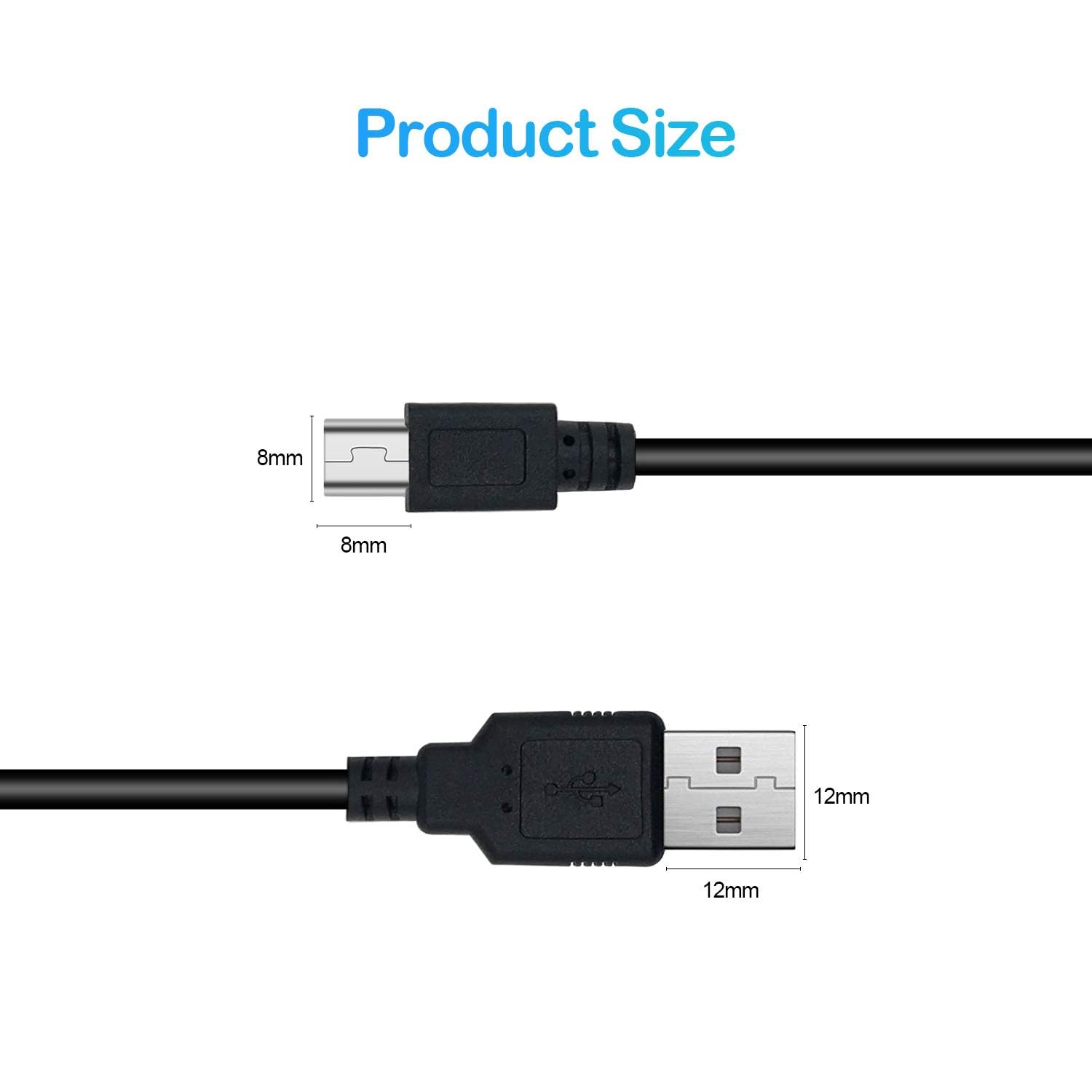 USB Mini Cable - Connect HDDs, Cameras & More -4 USB Mini Cable - Connect HDDs, Cameras & More -4