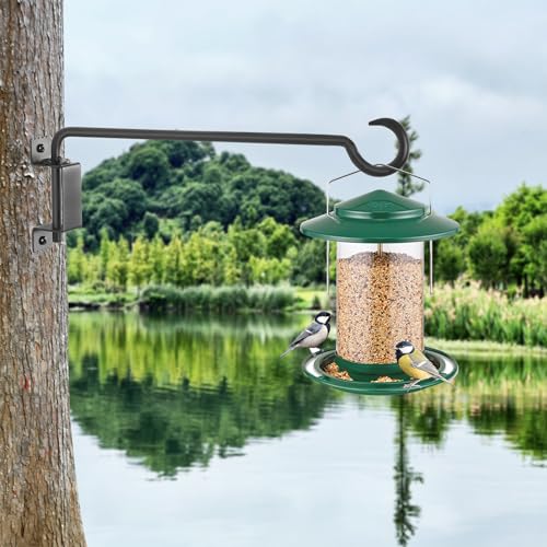 AILIN YELOKIE Gancho giratório para plantas de 40,6 cm (embalagem com 2) - Gancho de parede de aço s