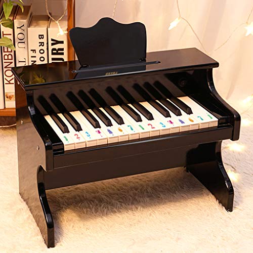 yankai Digital Piano Keyboard,E-Piano Aus Holz Für Kinder, 25 Tasten Können EIN Multifunktionales E-Piano Mit Mini-Haushaltskinderspielzeug Spielen, Batteriebetrieben Cover