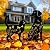 BRUKUSUR Black Metal Cat&Dog Silhouette Garden Stakes,Decorative Garden Stakes,Pet Memorial Grave Markers for Dogs&Cats,Outdoor Yard Art Decor, for Pet Lovers,Yard Art,Patio Lawn Ornaments
