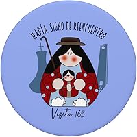 Vista 3 de Virgen Divina Pastora Barquisimeto Venezuela Virgin Mary PopSockets intercambiables PopGrip