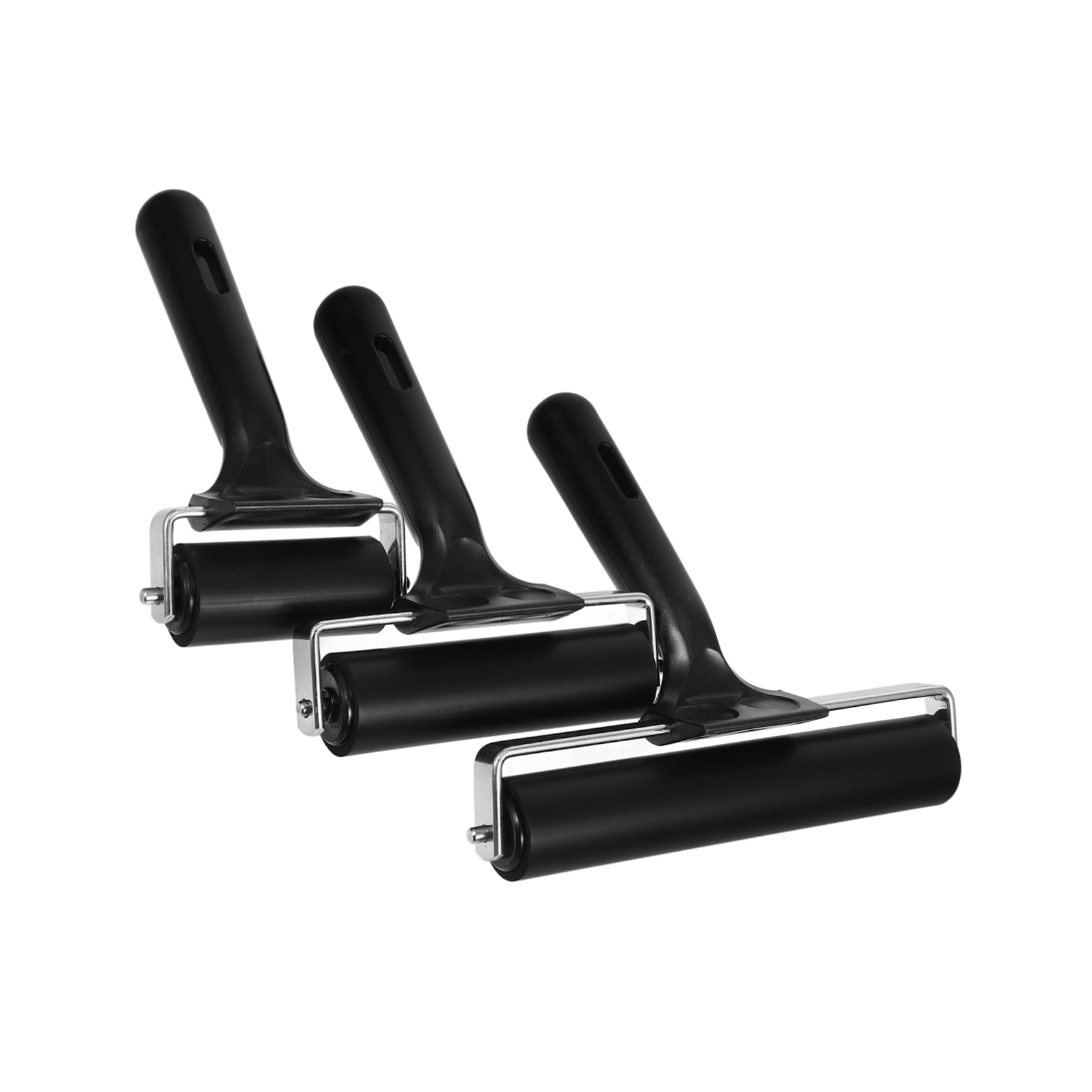 DOITOOL 3piezas Rodillos De Goma Duraderos Para Manualidades Suaves y Para Estampar y Entintar