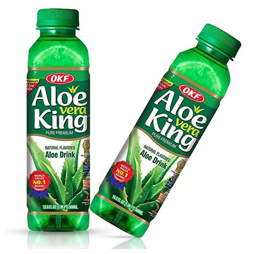 OKF Aloe Vera King Drink, original, 16.9 onzas líquidas (paquete de 12)