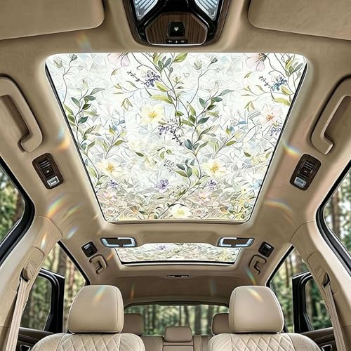 Vinilo decorativo para ventana de auto con efecto vitral miniatura 6