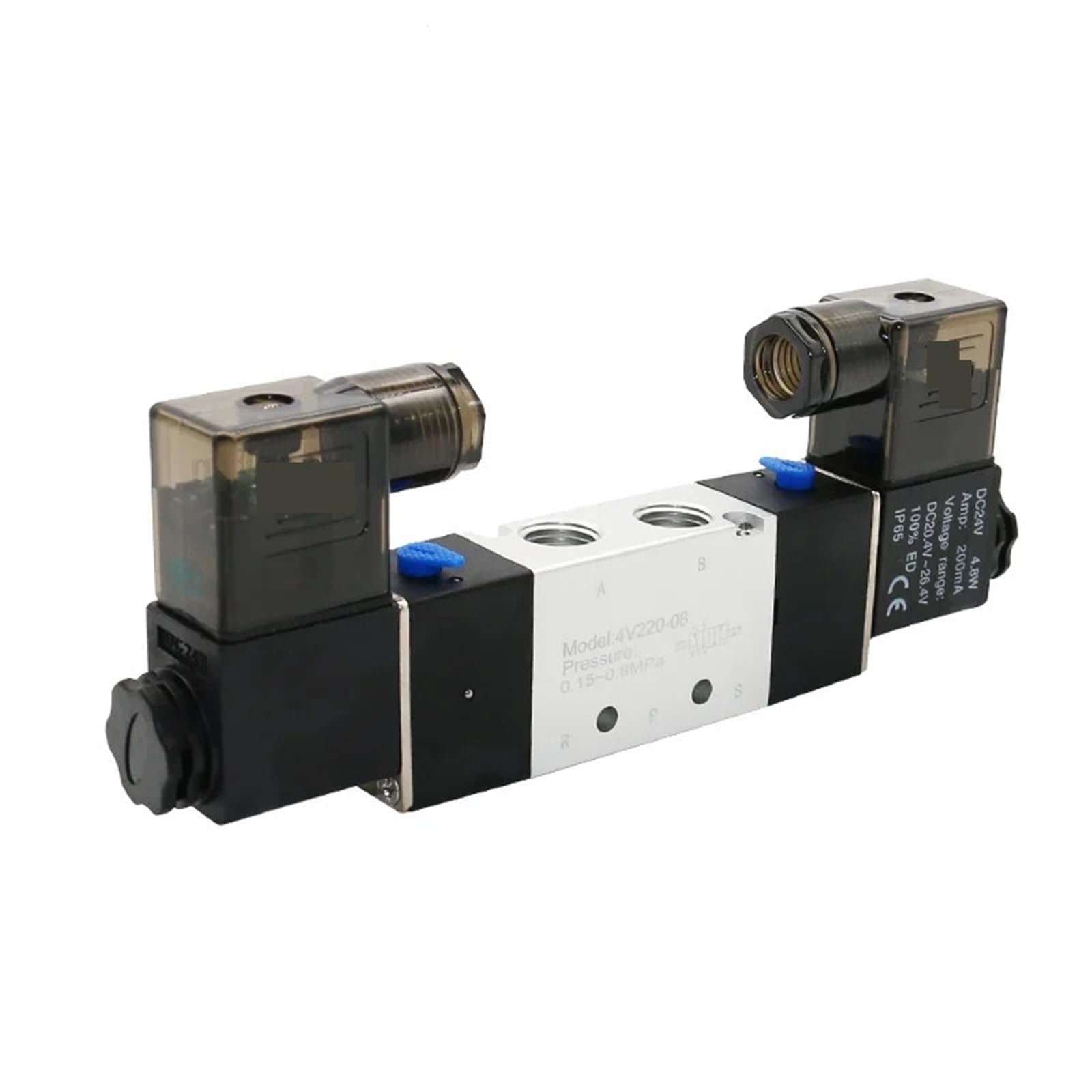 Électrovanne 4V220-08 double commande 5/2 voies AC220V