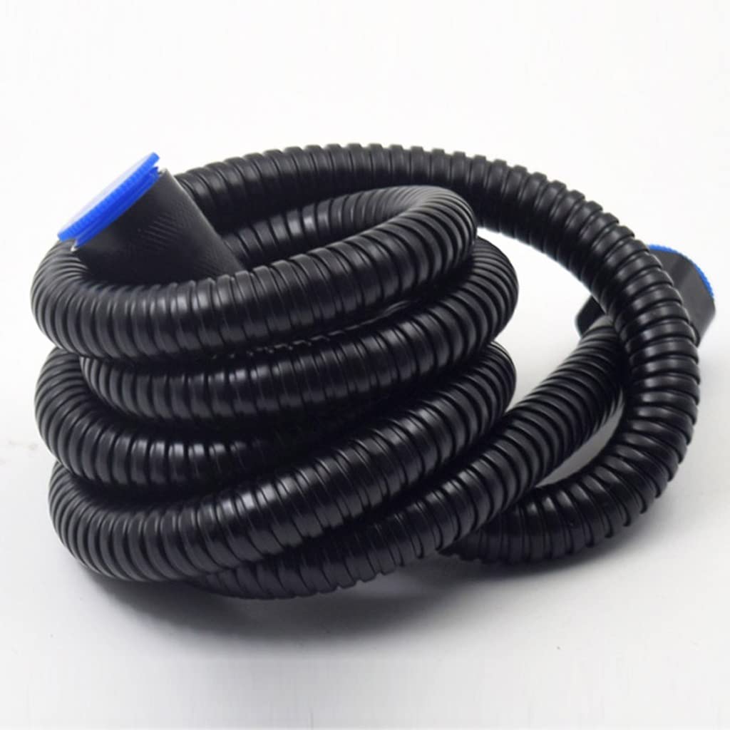 Manguera de ducha flexible de acero inoxidable de 100 cm, tubo de fontanería extensible para baño, manguera de agua con tubo de tracción y diseño flexible
