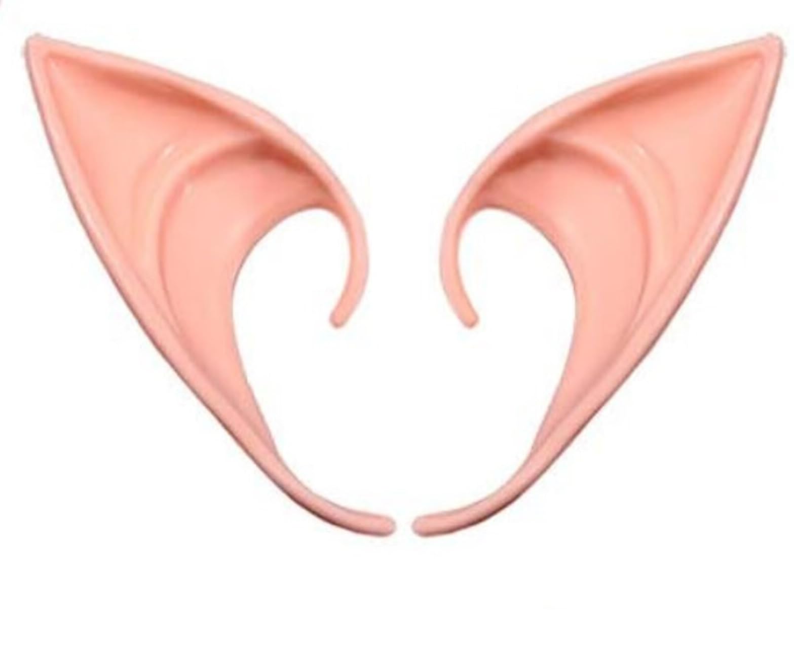 TASMAI MARKETING Halloween Christmas Elf Ears Party Costume Props, Latex Pointed Ears, Halloween Prop,Vampire Ear,Fancydress Prop