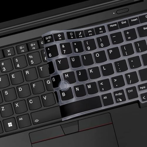 Image of RAYA Silicone Keyboard Cover Only Fit for Lenovo Thinkpad E14 (Gen5 /Gen6) & Thinkpad L14 (Gen4) Thinkpad T14s (Gen4) Laptops [Will NOT FIT for Any Other Gen or Series Model of Thinkpad] (Black)