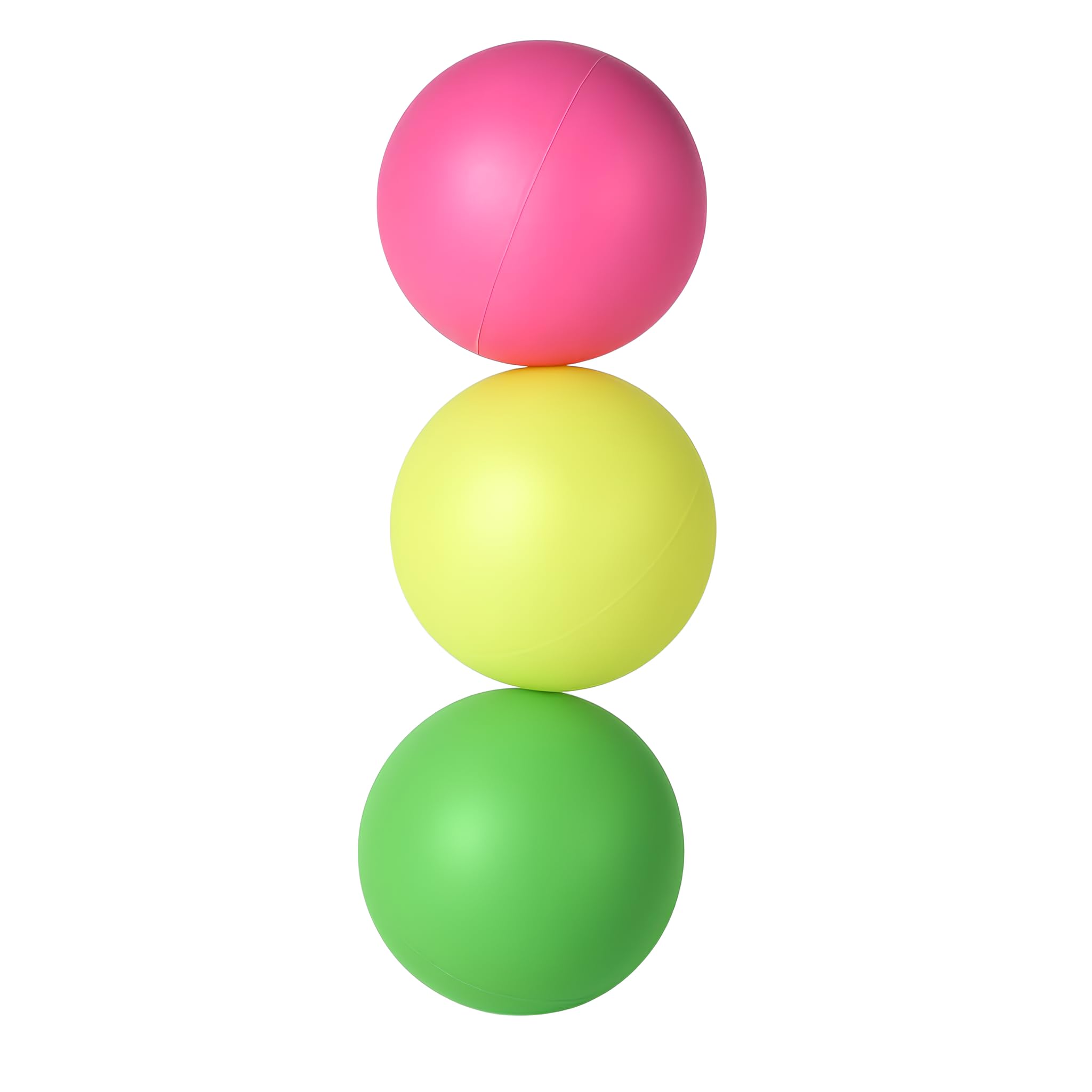Palline per Racchettoni Spiaggia Set 3 Palline Beach Tennis Racchette Spiaggia Squash Pallina Ricambio 3 Pezzi per Racchettoni Colorate Ricambio Estate per Racchette Giardino Padel Bambini Adulti