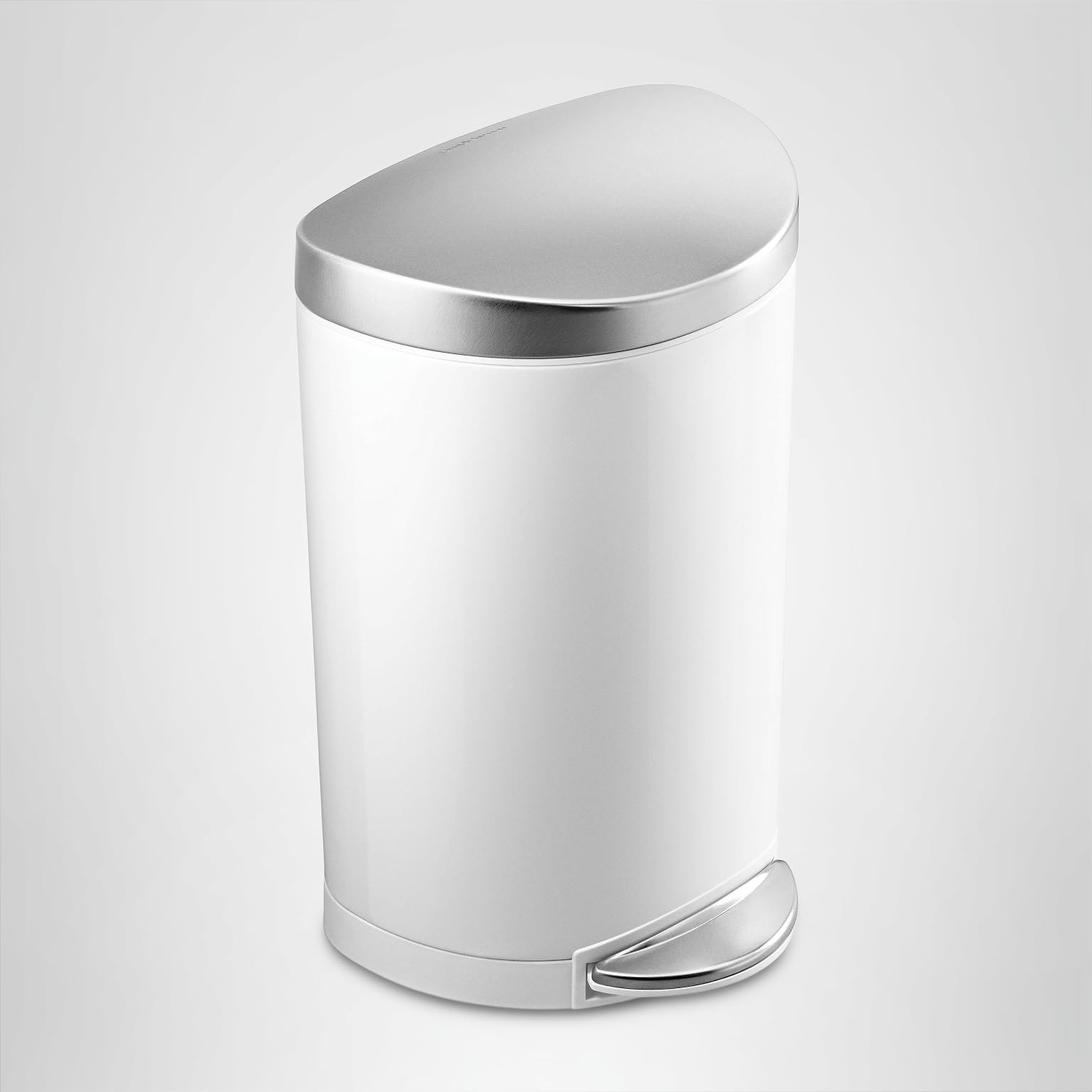 simplehuman CW1867 10L Semi-Round Pedal Bin, Small Bin for