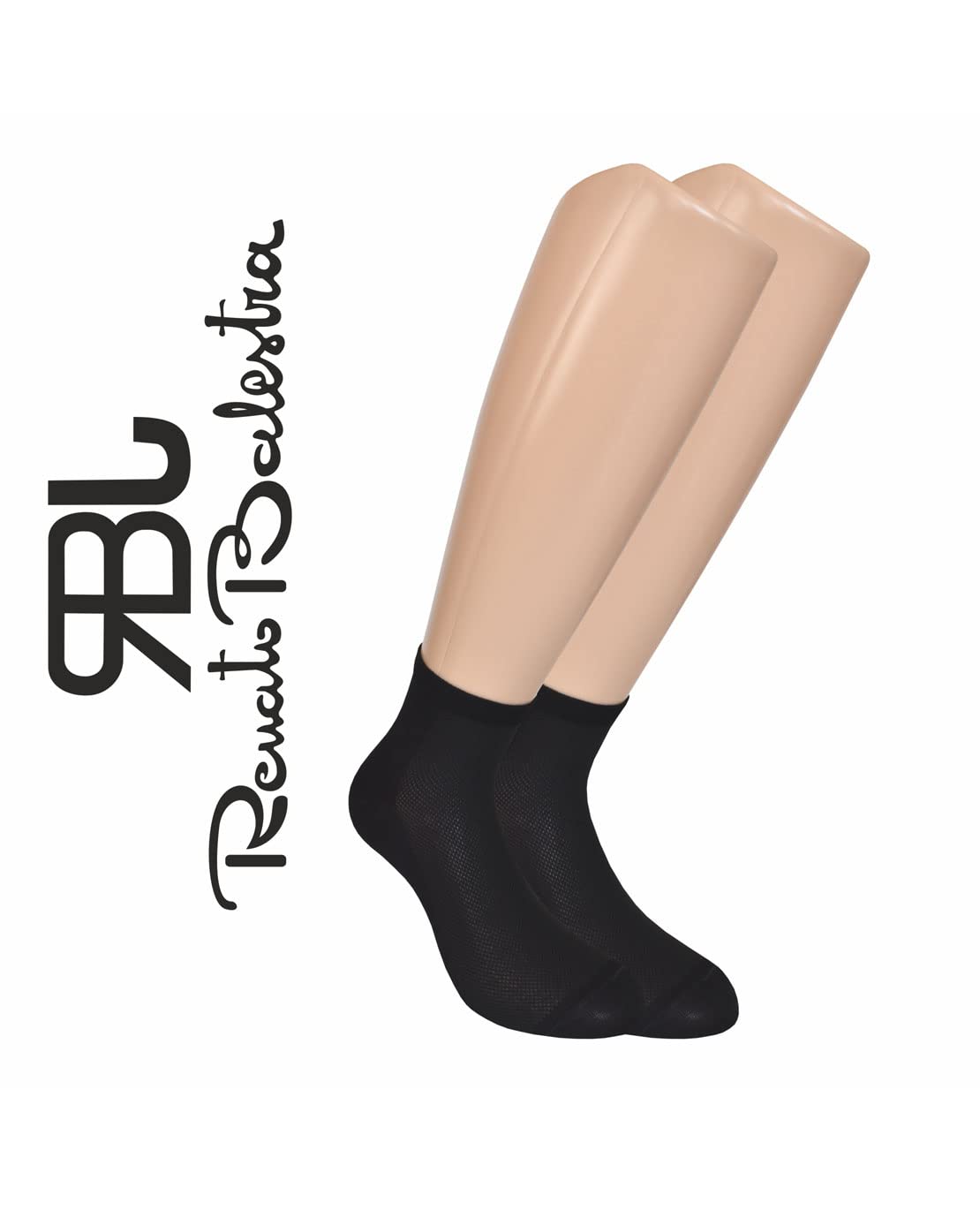 Renato Balestra linea Jeans - 6 Paia Calzini alla caviglia unisex per uomo e donna in cotone filo di scozia traspirante mod. Traspir