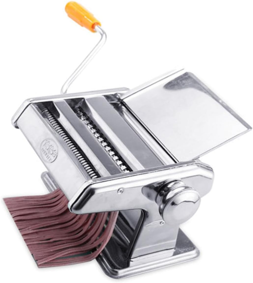 Stainless Crank Pasta Noodle Pressing Machine Pasta Maker Machine for Fresh Noodles