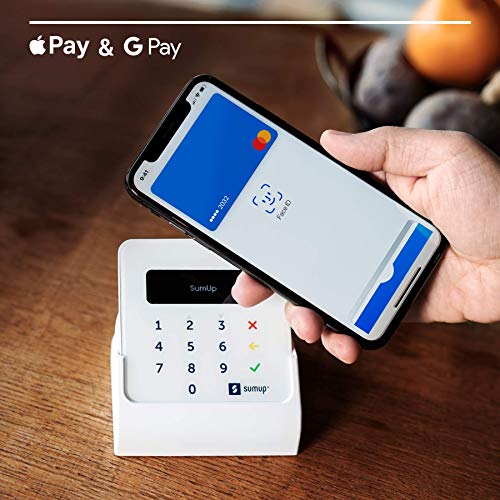 SumUp Air mobiles Kartenterminal zum bargeldlosen Bezahlen mit EC Karte, Kreditkarte Apple & Google Pay und mehr - NFC RFID Geldkartenleser - Praktischer Credit Card Reader - Kontaktlose Kartenzahlung - Image 6