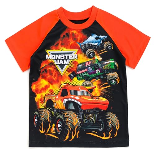 Ensemble Monster Jam 3 pièces en éponge résistant pour garçon actif