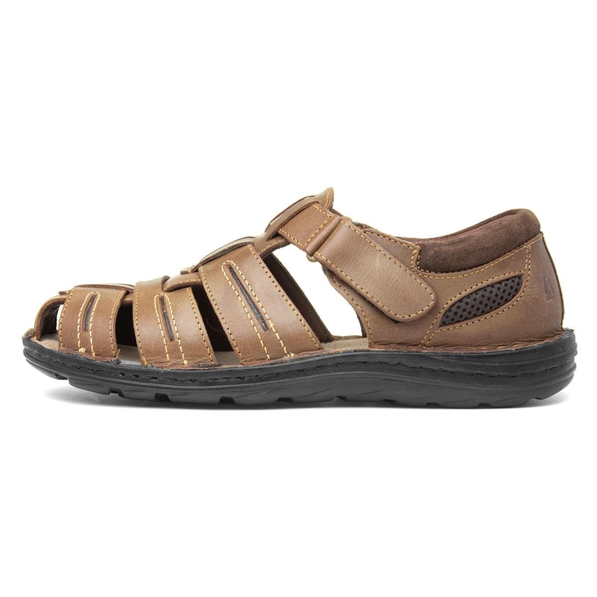 Hush Puppies - Men's - Sandal - 7 - Tan - Suede