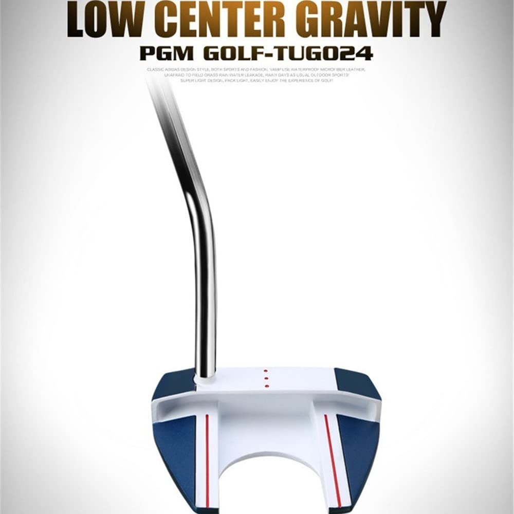 Putter de golf para diestros para hombres y mujeres de 3 grados, entrenador profesional deportivo con funda para la cabeza de golf