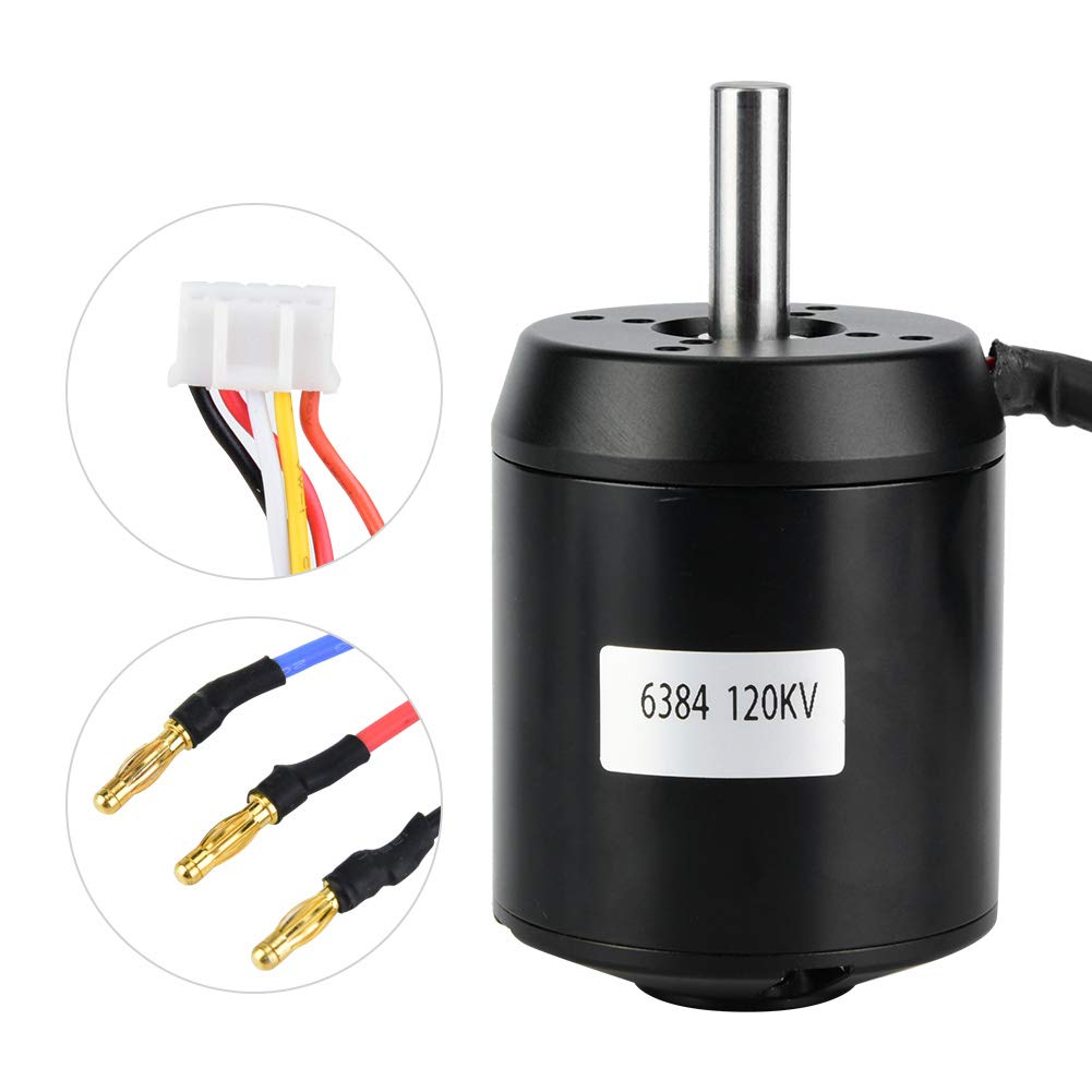 VBESTLIFE Motore Brushless per Scooter, 6384 120KV BLDC Outrunner Motore Brushless Sensore per Bilanciamento Elettrico Scooter Skateboard