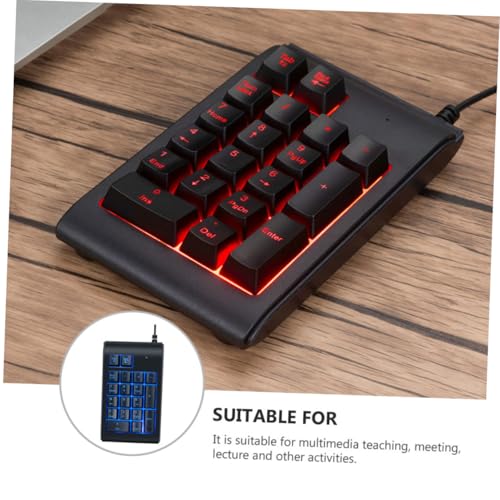 Pavé numérique mécanique USB autonome pour ordinateur portable noir - 6