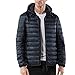 MEIbax Plumífero para Hombre Chaqueta con Capucha de Pluma algodón Abrigo Grueso...