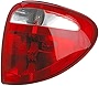 JP Auto Outer Tail Light Compatible With Chrysler Dodge Town & Country Caravan Grand Caravan Voyager 2001 2002 2003 Passenger Right Side Taillamp