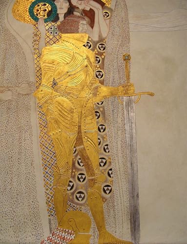 Tableau toile Klimt frise Beethoven pour habiller un grand mur vide