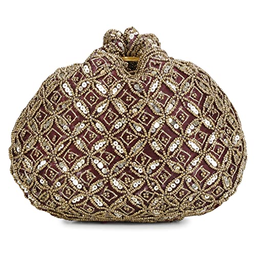 Shanvi handicraft Woman Potli Raw-Silk Designer Bag for women girls - Image 5