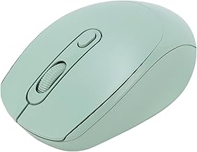 Cuifati Bluetooth Mouse, Wireless Gaming Mouse, Rechargeable Silent Bluetooth Dual Mode Ergonomic Design for Laptop PC Mac 800 1200 1600DPI Adjustable Left and Right Handed (Green)