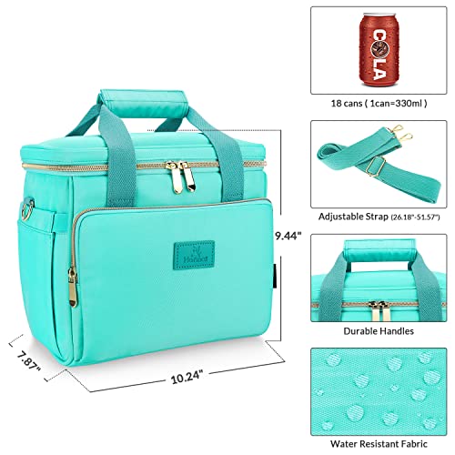 Hafmall Insulated Lunch Bag For Women, 18 Cans Leakproof Lunch Cooler Bag With Shoulder Strap, Adult Lunch Boxes For Men For Work/Picnic, #TOP2