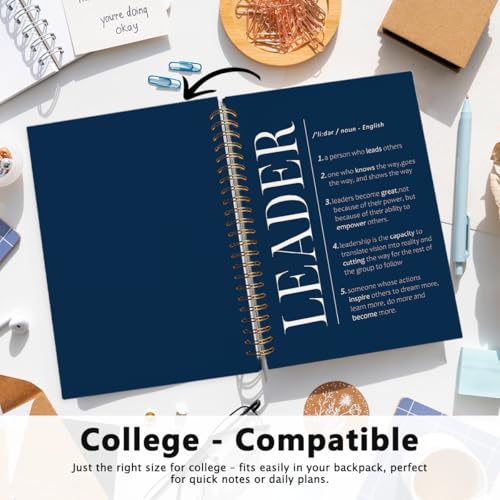 Cahier à spirale Office 727-QJ-bjb format A5 pour notes quotidiennes