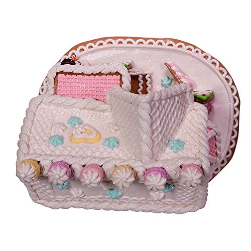 Kurt S. Adler 9-Inch Led Lights Gingerbread House, Multi #TOP5