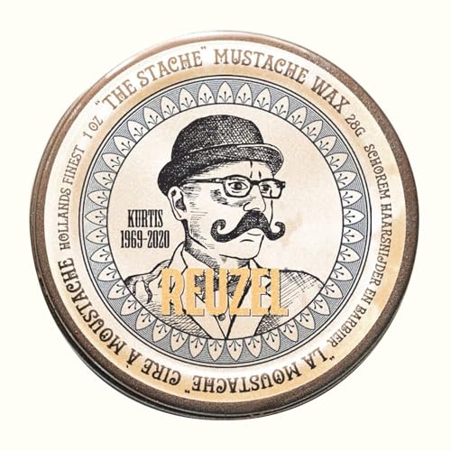 Reuzel Schnurrbartwachs, Duft Bourbon Sidecar – Starker Halt zum Stylen und Formen von Gesichtshaaren, 1oz / 28g
