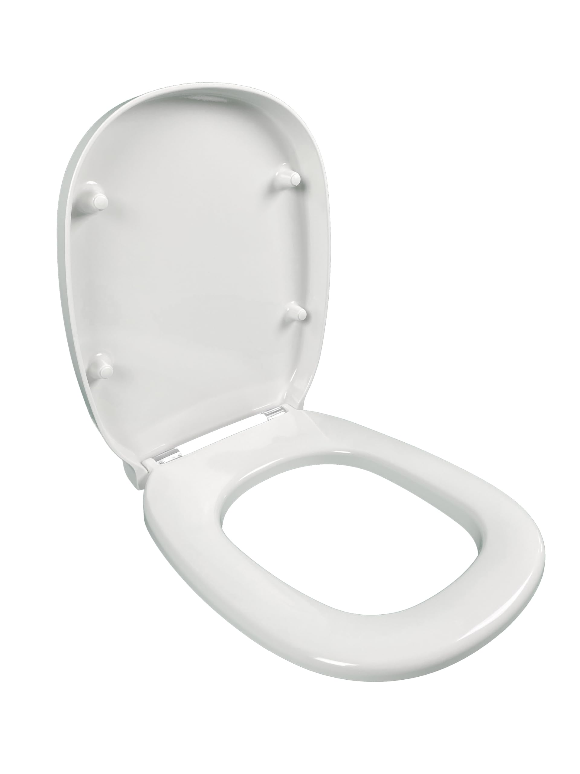 JACOB DELAFON Asiento inodoro Freelance Descenso progresivo Bisagras metal inoxidable Color Blanco FREELANCE E70002CO-00