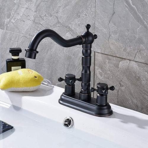 Robinet de salle de bain deux trous laiton pour remplacer mitigeur fuyant