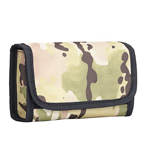 Pocket Knife Bag, Tactical Knives Roll Bag, Portable Folding Knife Storage Pouch Holder, Knife Display Case Drawer Pocket Organizer with 10 Slots