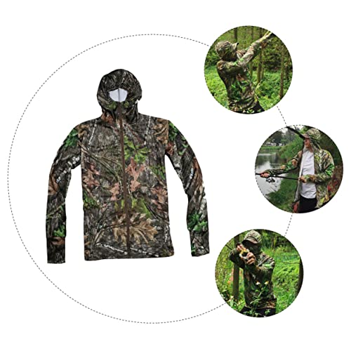 Garneck Pesca Proteção Solar Roupas Traje De Arbusto Acessórios Ao Ar Livre Roupas De Camuflagem Cam