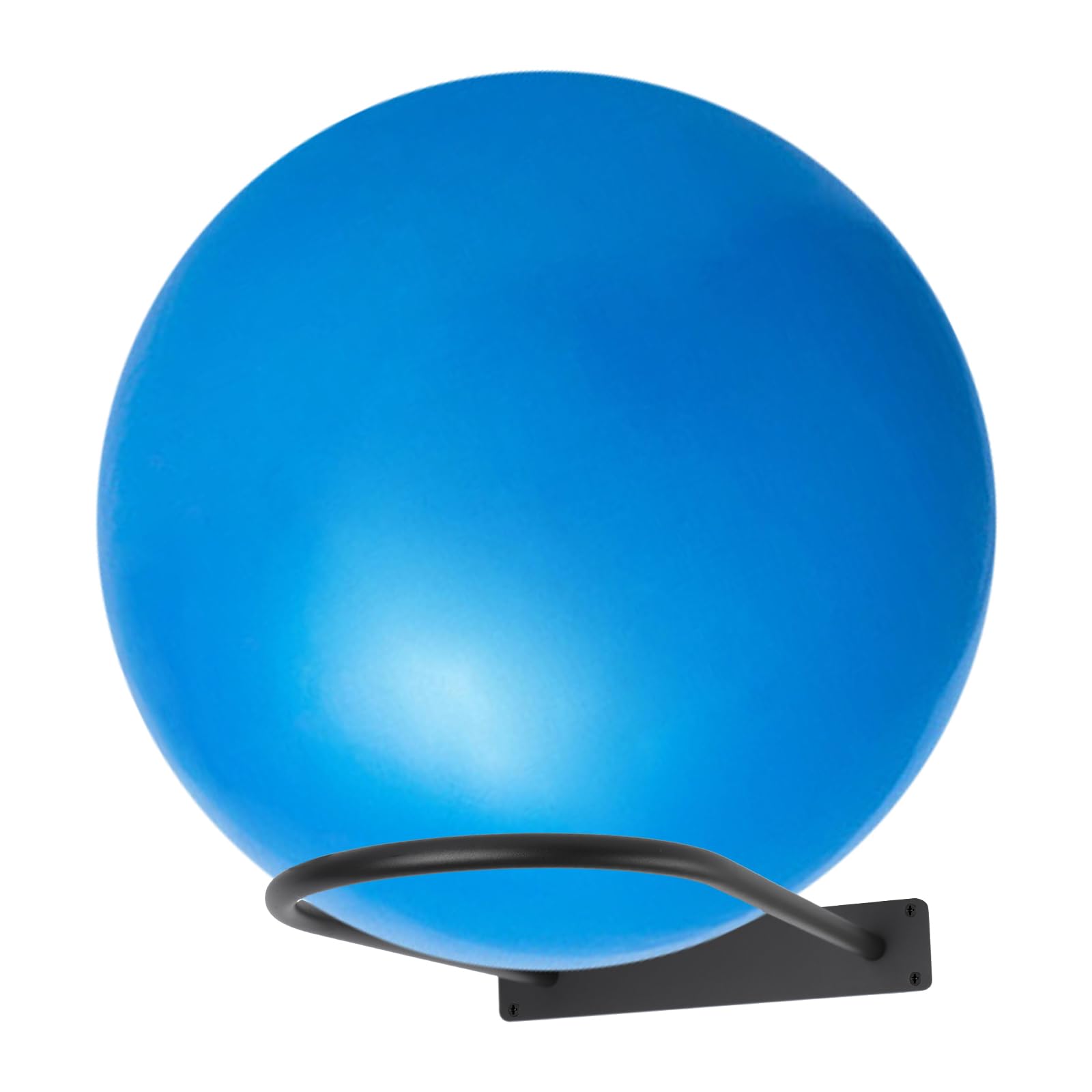 Soporte de bola de estabilidad, soporte de pared para pelotas de ejercicio, soporte para pelotas de yoga, para el hogar y estudios de yoga o gimnasios comerciales. Actúa como un estante de