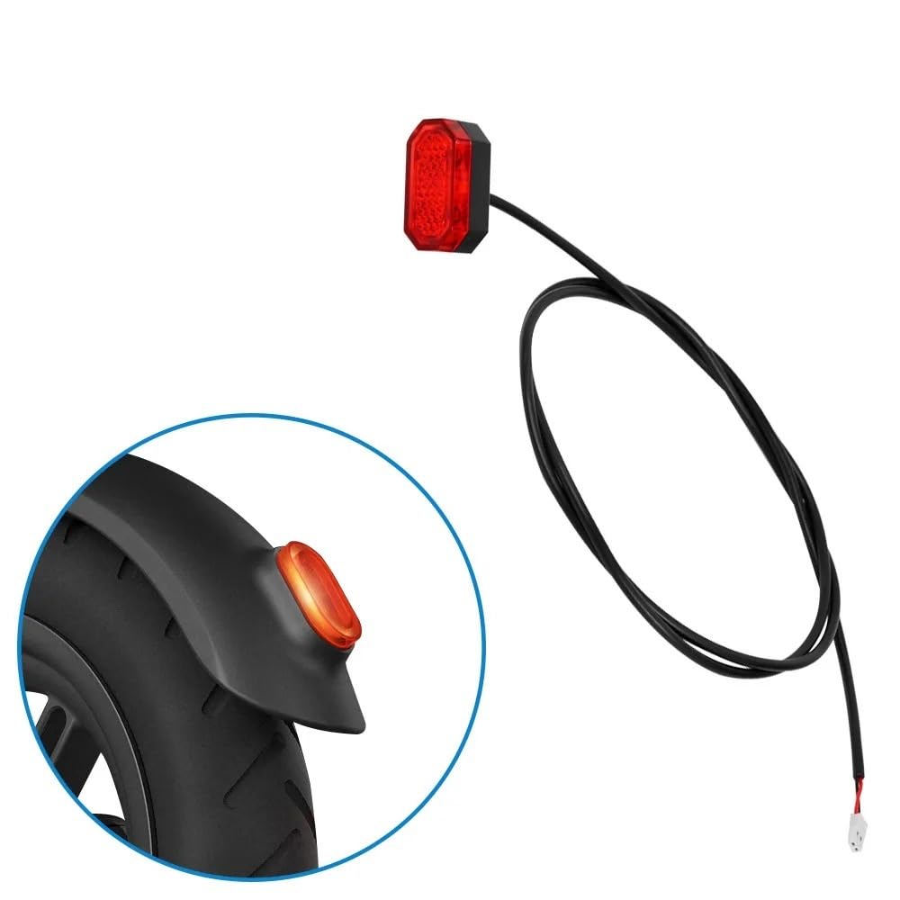 Garde-Boue arrière Fit for 4 vis for Trottinette électrique, Compatible Fit for Les vis Fit for Quatre Trous, feu arrière, Capuchons en Caoutchouc, Accessoires et pièces détachées.