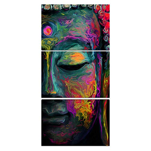 Quadros Decorativos Buda 60x120 Parede Sala Budismo Abstrato