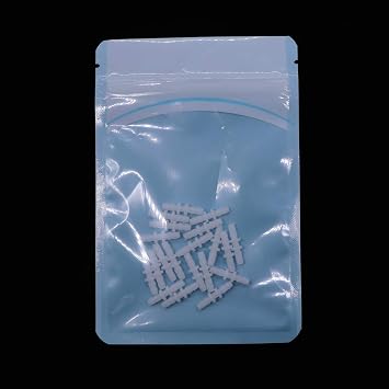 Treedix 20pcs Aquarium Air Valve Connector White Plastic Inline Tubing, Compatible with 2mm ID x 4mm OD Tube