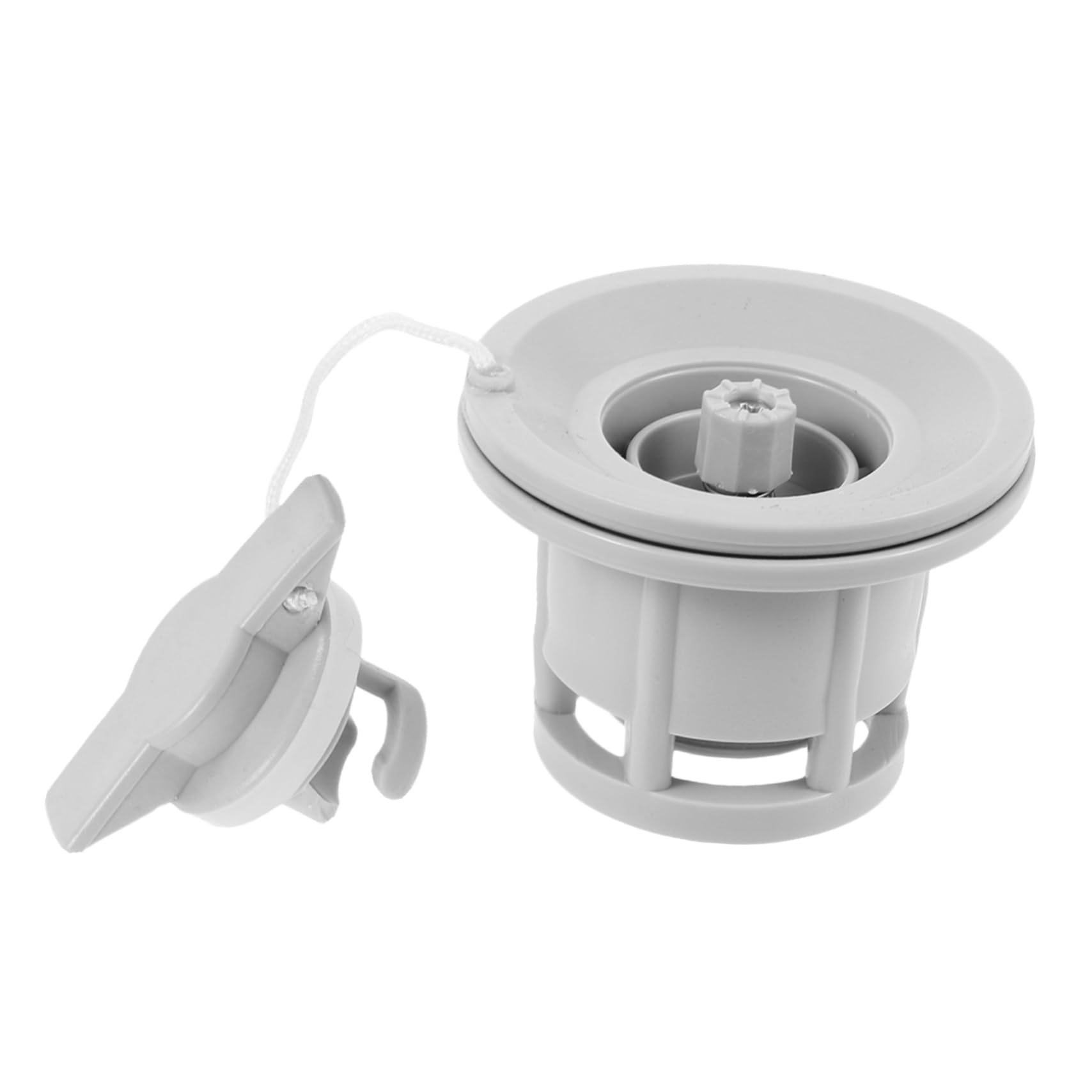 ifundom Válvula para Bote Inflable Llave Aire Seguridad Inflables Accesorios De Botes Marine Adaptador De Válvulas Válvula De De Alta Presión Enchufe De Kayak El Plastico