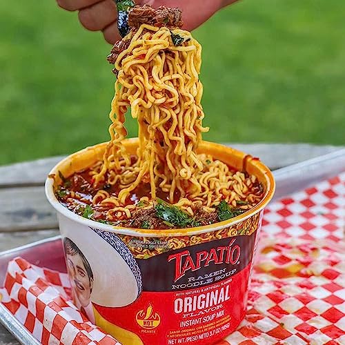 Tapatio Salsa Picante Spicy Ramen Noodle Soup Big Bowl - Original Flavor - 3.88 Oz (Bulk Case of 6)