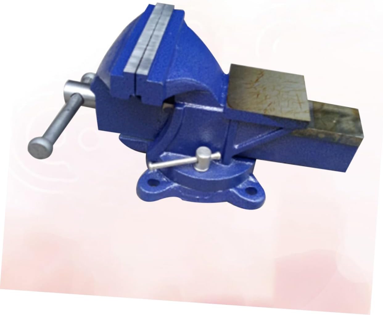 DOITOOL 5 Inch Cast Iron Steel Heavy Duty Bench Vise Woodworking Vise Clamp Essential Diy Hand Tool