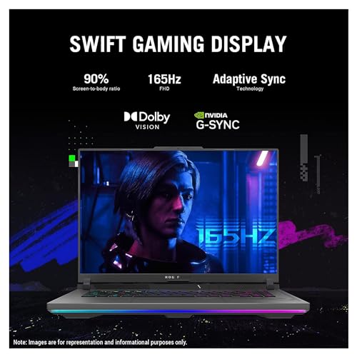 Rog Strix G16 Gaming Laptop, Intel i9-13980HX, 64GB DDR5 Ram, 4 TB PCle SSD, 16" QHD+ (1920x1200), Nvidia Geforce RTX 4060, W11 Home - Notebook - Immagine 1