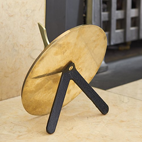 The Metal Foundry 'Love is' 2020 Wedding Anniversary Sundial Gift. Solid Recycled Brass Gift Idea is A Great Present for Him, Her, Parents, Grandparents Or Couple for Any Year of Marriage