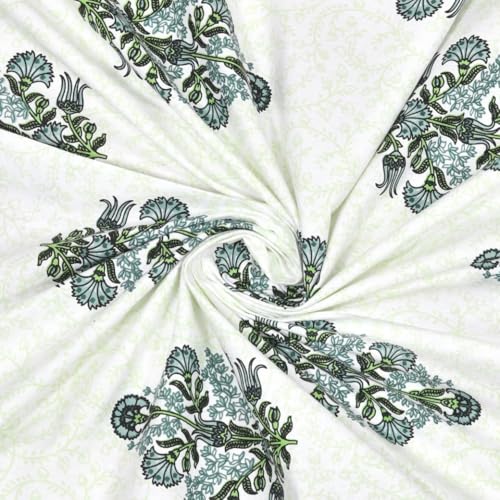 Image of elanorhomes Pure Cotton Pillow Covers Set of 2 (27x18) - Forest Glow with Zip Closure, 180 TC