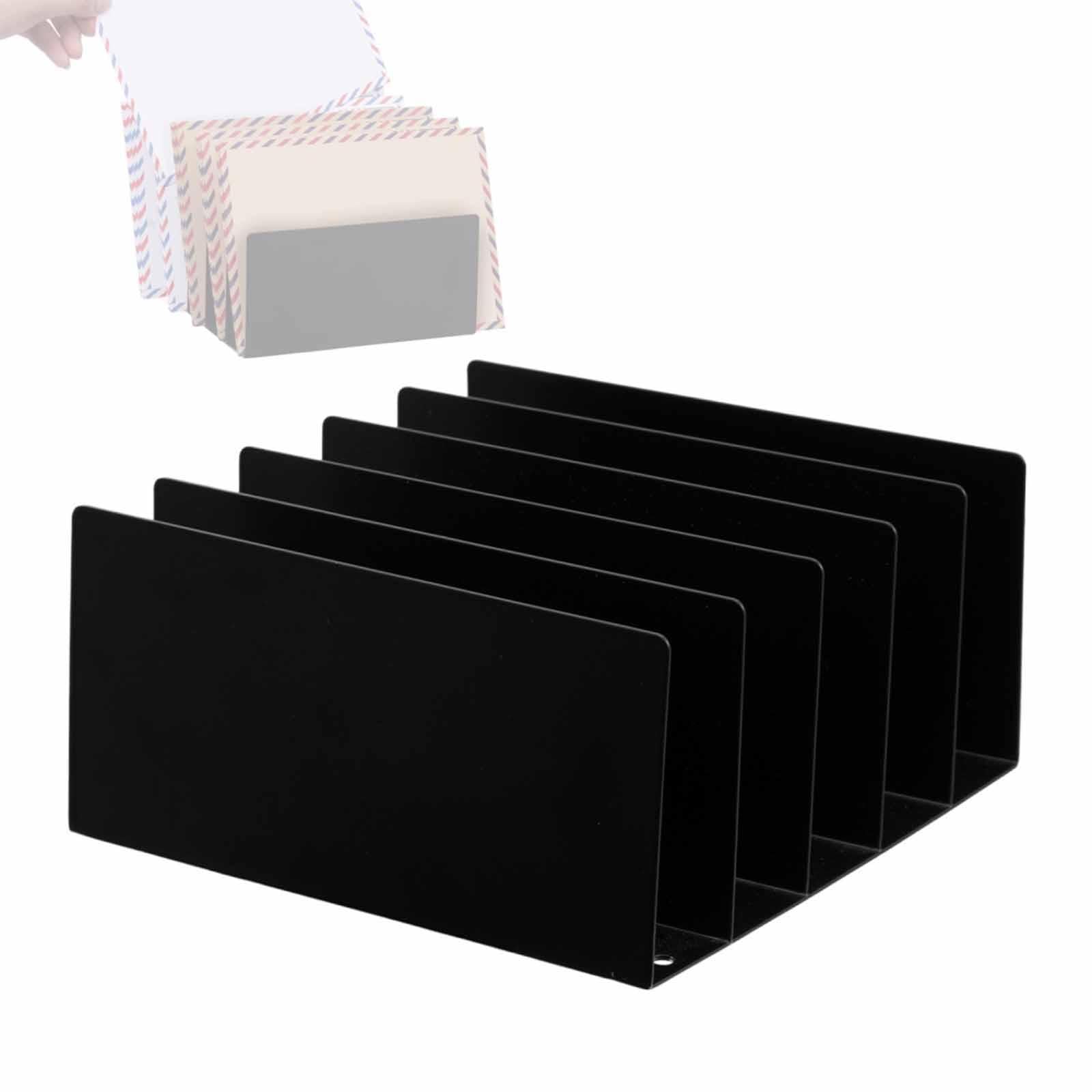 Organiseur de Bureau pour Dossiers, Porte-documents, 5 Compartiments, Porte-enveloppes, Porte-documents, Porte-dossiers de Bureau pour Salles de Class